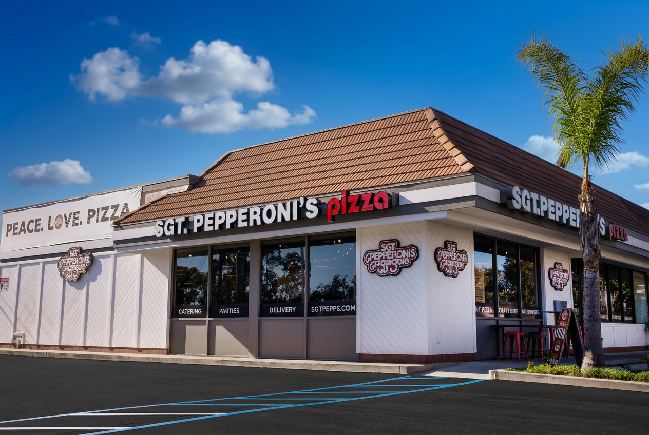 Sgt. Pepperoni's Pizza Store — local restaurant client served by Julie K Marketing